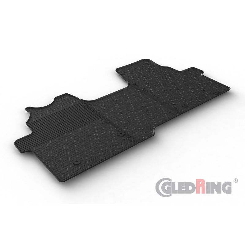 Rubbermatten - Ford Transit Custom Furgon 2023- (Handgeschakeld, stoel/bank)