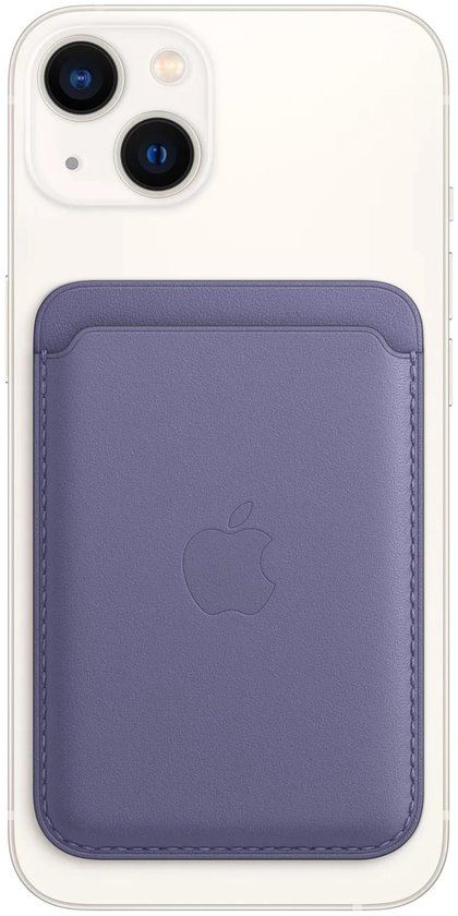 Apple Leather Wallet MagSafe (Apple Wallet 2nd generation) - Wisteria