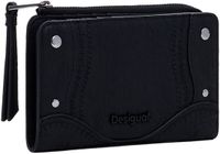 Desigual Mone Embro Patch Emma Medium Wallet Black zwart
