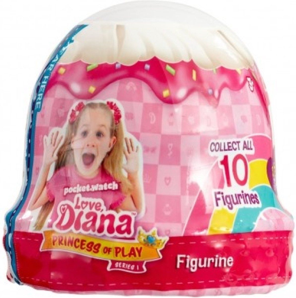 Goliath Love, Diana: Princess of play Series 1 - Speelfiguur 6cm met accessoires - 1 stuk assorti