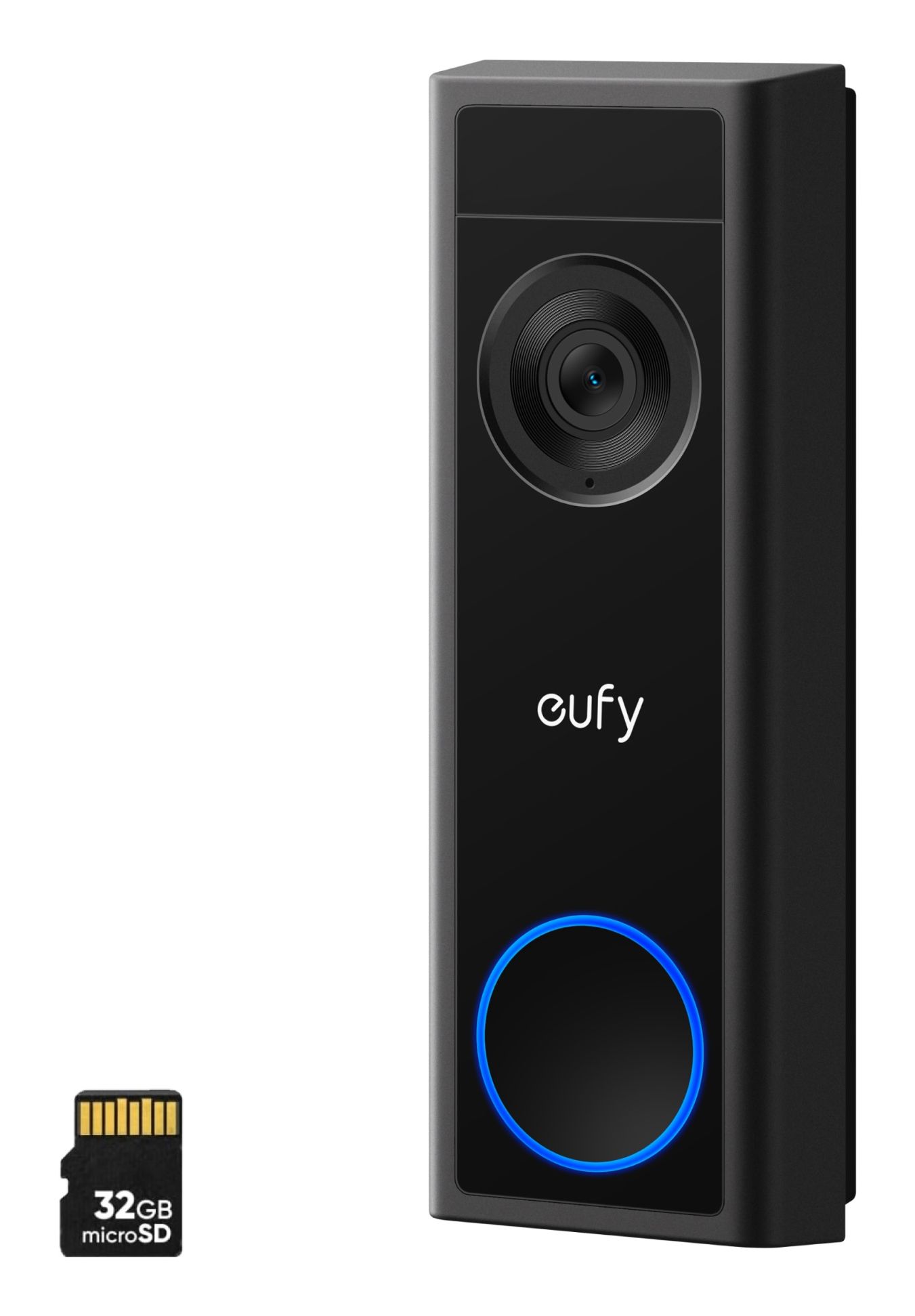 eufy Security C31 Video Doorbell - Add-on - 2K - Zwart