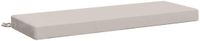 vidaXL Bankkussen SOEST 100% Polyester Wit 100 x 40 x 8 cm