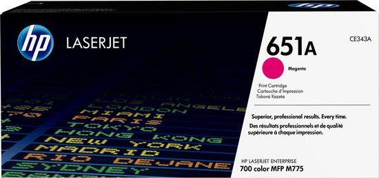 HP 651A originele toner cartridge magenta standard capacity 16.000 pagina's 1-pack