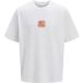 JCOINTERLUDE FLORAL BACK TEE SS CRE, Bright White