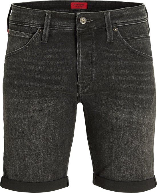 Jack & Jones Rick Fox Short Heren - Maat L - Black denim - L
