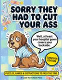 Funny Get Well Gifts for Women & Men, Colon Cancer Surgery Recovery Activity Book: Puzzles And Games For Bed Rest, Ostomy Care Package & Hospital Humor