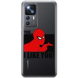 ERT GROUP mobiel telefoonhoesje voor Xiaomi 12T/ 12T pro/ K50 Ultra origineel en officieel erkend Marvel patroon Spider Man 034