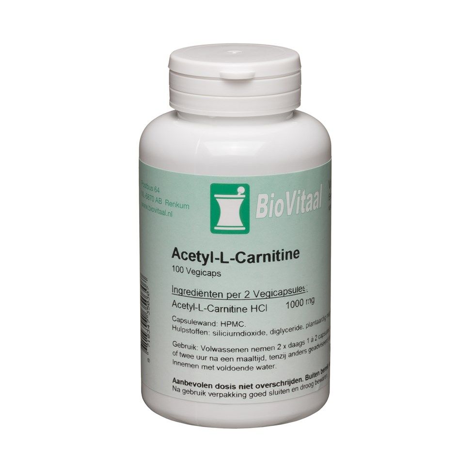 Biovitaal Acetyl-L-Carnitine - 100 capsules