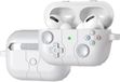 Coverzs Siliconen 'Gamer' hoesje geschikt voor AirPods 4 - Wit