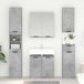 VidaXL Badkamer kast beton grijs 64,5 x 33,5 x 59 cm bewerkt hout