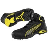 Puma Safety PUMA Amsterdam Mid 632240-47 Hoge veiligheidsschoenen S3 Schoenmaat (EU): 47 Zwart, Geel 1 stuk(s)