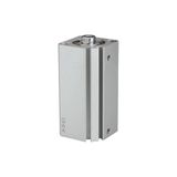 Korte RIEGLER Korte cilinder »ACQ« dubbelwerkende magneet, IG, zuiger Ø 20, hub 50, aansluiting M5x0,8, werkdr. 1-10 bar, temp. -20 °C tot 70 °C