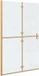vidaXL Paroi de douche Doré 120 x 6,5 x 190 cm