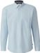 s.Oliver Chemise Manches Longues Bleu Ciel Coton/Polyester Coupe Droite XL