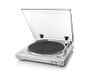 Denon DP-29F Automatische Analoge Platenspeler met Riemaandrijving, Geïntegreerde Phono Voorversterker, MM-element, Aluminium Chassis - Zilver