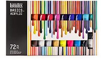 Liquitex 3699401 Basics Studio acrylverf, 72 kleuren in tubes van 22 ml van hoogwaardige en duurzame pigmenten, zeer dekkende kleuren, uitstekende lichtbestendigheid, waterdicht