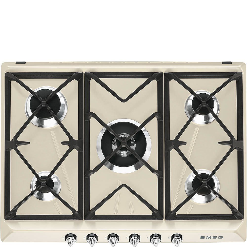 Smeg Victoria SR975PGH - 68.5 cm Gas Cooktop - Cream