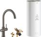 GROHE Red 3IN1 kokendwaterkraan - C Uitloop - 7L boiler - hard graphite geborsteld (mat antraciet) - 30031AL1