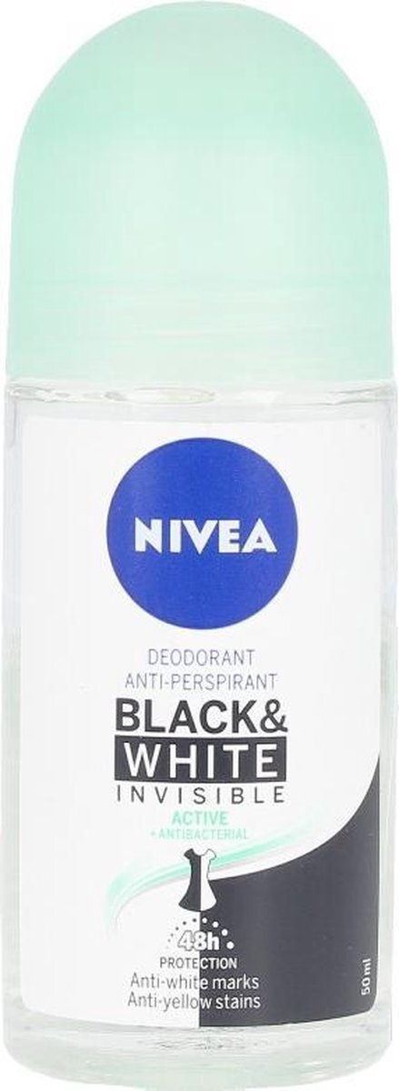 Nivea Men Black & White Active Deo Roll-on 50 ml