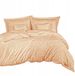 DARYMEX GROUP Bamboe Katoen Satijn Linge de lit 140x200cm Beige Rayures 4 pièces