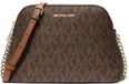 Michael Kors Freddie Small Dome Chain Crossbody Bruin Leer