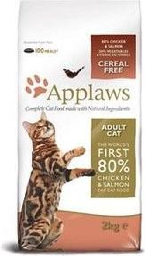 Applaws graanvrij - Kip en Zalm - Kattenvoer - 400 g