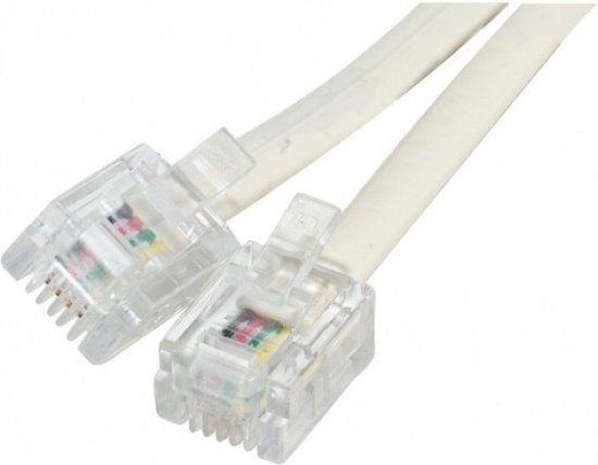 Générique Connect 925400 telefoonkabel 15 m Ivoor
