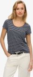 Superdry SCOOP NECK TEE Dames T-shirt