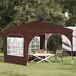 Prolenta Maison Exclusive Pop-up Partytent 290 x 290 x 245 cm Bruin