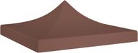 vidaXL Partytentdak 270 g/m² 2x2 m bruin