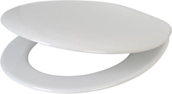 Plieger Smart toiletzitting met deksel softclose wit