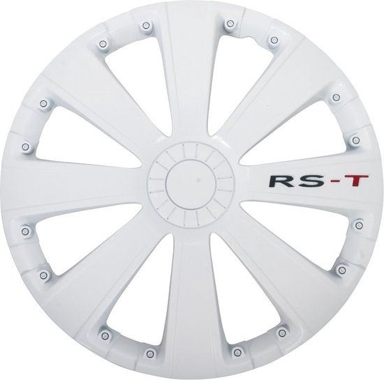 AutoStyle Wieldoppen RS-T 14 Inch Wit (Set van 4)