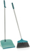 Leifheit 41404 Bezem - Aluminium, Zwart, Turkoois