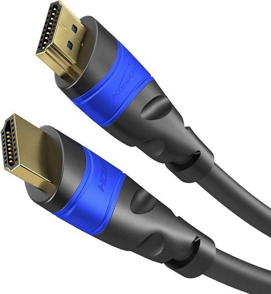 KabelDirekt 4K HDMI kabel 7,5 m zwart