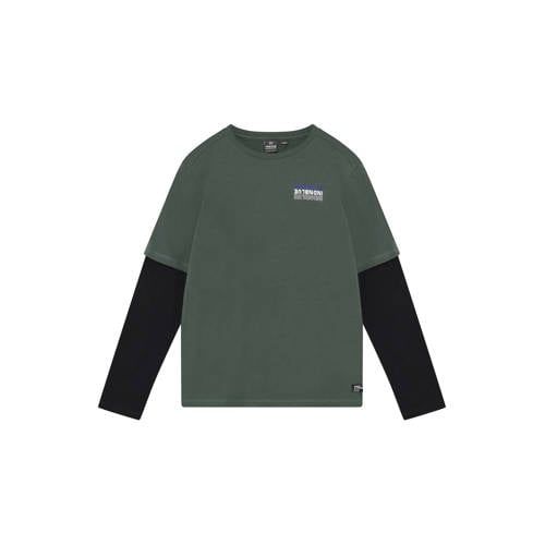 Indian Blue Jeans oversized longsleeve - groen