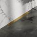 Brauer Douchegoot met Multifunctioneel Rooster en Flens Voor Wandmontage - 70 cm - Goud Geborsteld Pvd