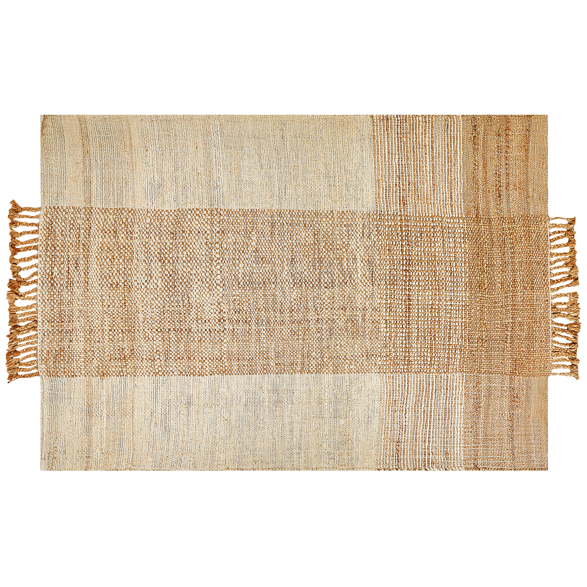 BELIANI Beliani HAMZALAR - Modern vloerkleed - Beige - 140 x 200 cm - Jute