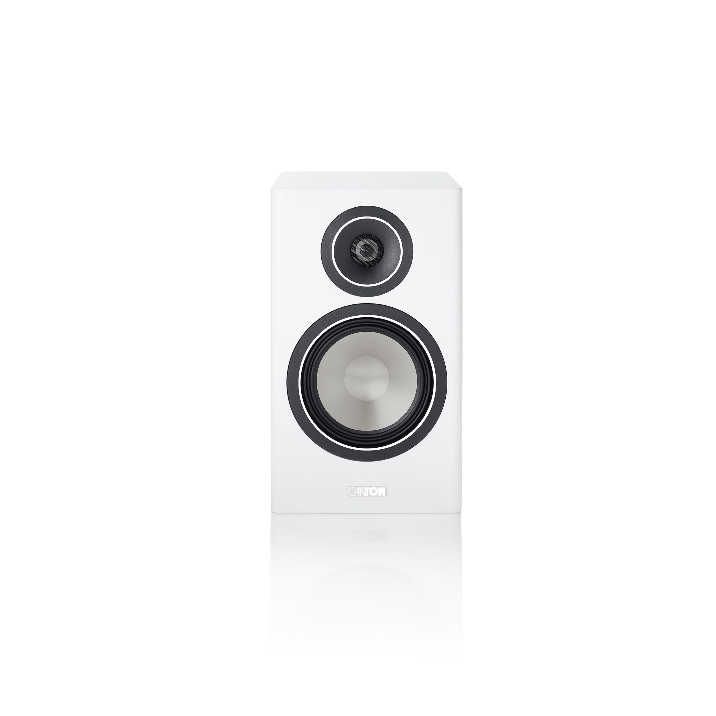Canton Townus 30 2-Way Bookshelf Speaker - White - 140W