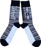 Rock Off Slipknot - Barcode Sokken - EU 40-45 - Zwart/Wit