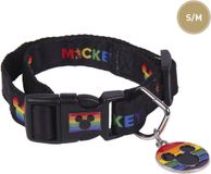 Cerdá Disney Pride Hondenhalsband - Zwart - Middelgrote Honden - Nylon
