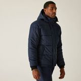 Regatta Professional Gevulde Jas Hiking Heren Padded Design Verstelbare Kap Blauw L Polyester