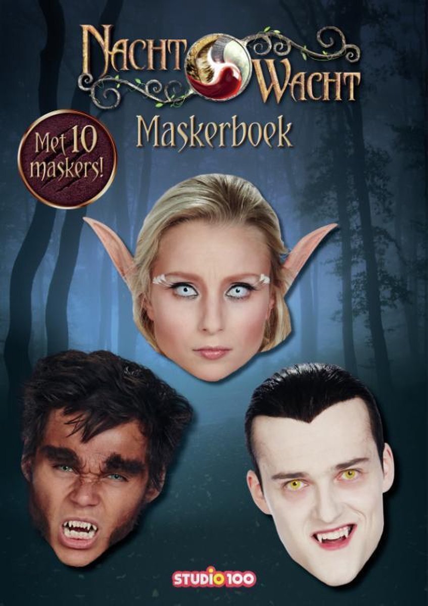 Nachtwacht maskerboek - met 10 maskers