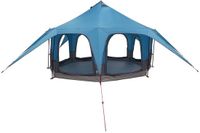 vidaXL Familietent 5-persoons Blauw Polyester