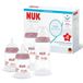 NUK First Choice Babyflessen | 0-3+ Maanden | 150ml & 300ml | Anti-Koliek Voedingsfles | PP | Temperatuurcontrole Indicator | Koala | 4 Stuks