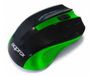 Approx APPWMEGP muis RF Draadloos Optisch 1200 DPI Zwart, Groen