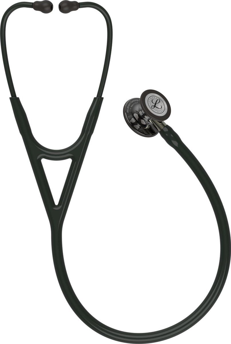 Littmann Cardiology IV - Zwart / High Polish Smoke edition / Champagne steel