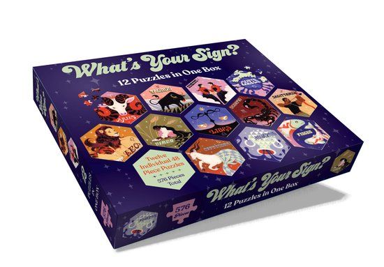 Chronicle Books 12 Puzzles in One Box: What's Your Sign?