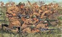 Italeri 510006057-1:72 WW2 Russische infanterie, ongelakt