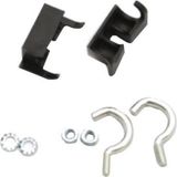 Axa Montage Set Ringslot 12/14 Mm Zwart/zilver 8-delig