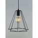 Theluz 855/30NR Plafondverlichting E27 LED Zwart Metaal
